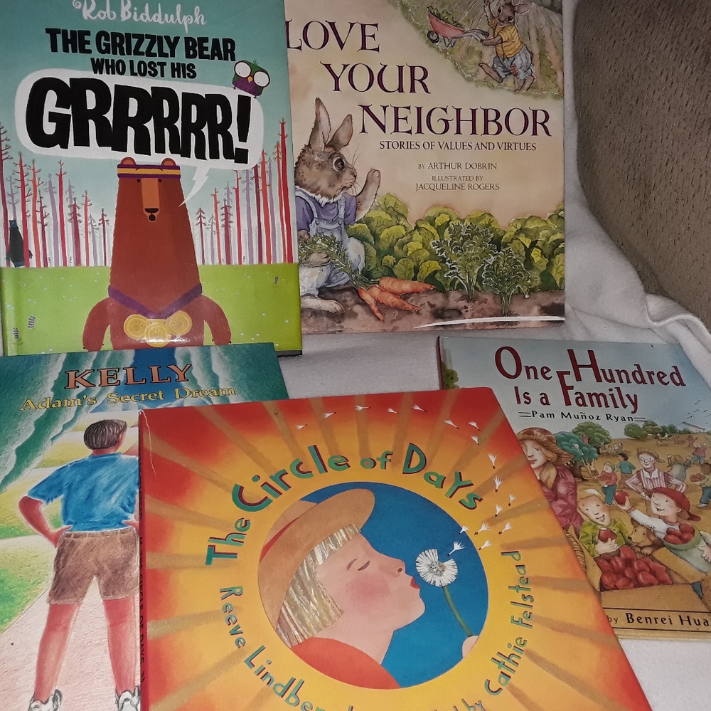 Children's Books Hardcover Lot of 5 Large Books